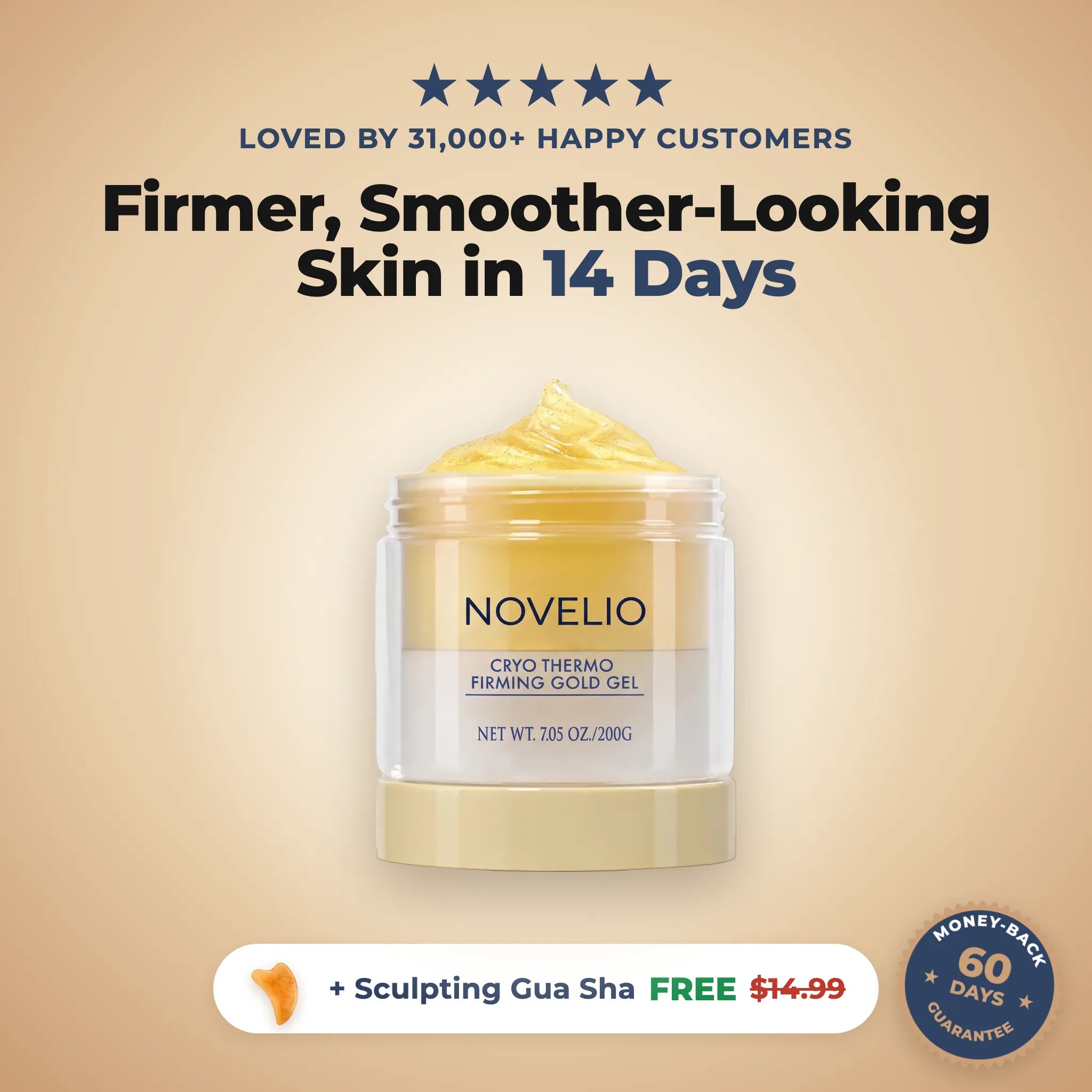 GoldSculpt™: Cold-Warm Gold Sculpting Gel for Firmer, Smoother-Looking Skin